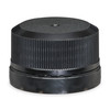 28-KERR Black PP Plastic Tamper-Evident Screw Top Cap - 264901