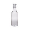 50 ml Clear PET Plastic Mini Liquor Bottles (Cap Not Included) - 71000-B