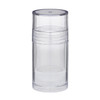 1 oz Clear Plastic Push-Up Solid Stick with Clear Screw Cap - 1126B01