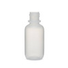 1 oz Natural LDPE Plastic Boston Round Bottles (Cap Not Included) - 35001-B