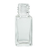 1 Dram (4 ml) Clear Glass Square Vials (No Cap) - 3123B39-B-K