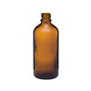 3.4 oz Amber Glass Euro Dropper Bottles (Cap Not Included) - 8624B11-BABR-K