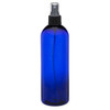 16 oz Blue PET Plastic Bullet Bottle (Black Fine Mist Sprayer) - P-CB16AB