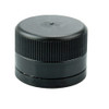 31-500 Black PP Plastic Tamper-Evident Pourer Caps - 4900C03