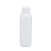 4 oz White HDPE Plastic Narrow Mouth Bullet Bottles (White Screw Top Cap) - 3572B05WHT