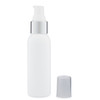 2 oz White HDPE Plastic Bullet Bottle (Silver Treatment Pump) - WP2TPS