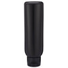 6 oz Black MDPE Plastic Tottle Tubes (Black Flip Top Cap) - 2122B10BLK