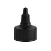 28-410 Black LDPE Twist Top Cap with Foil Liner - 345062