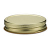 70-G450 Gold Metal Threaded Caps (Plastisol Liner) - X70-G450GM