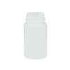 2 oz Natural HDPE Plastic Wide Mouth Packer Bottles (Cap Not Included) - 3600B03-B
