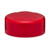 48-485 Red PP Plastic Flip &amp; Sift Spice Caps - 2113C07RED