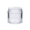 1 oz Clear PS Thick Wall Jars (Cap Not Included) - 28301-B