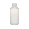 4 oz Natural LDPE Plastic Boston Round Bottles (Cap Not Included) - 35005-B