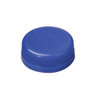 38 mm Blue HDPE Tamper-Evident Caps - 3801C01BLU