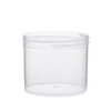 4 oz Natural PP Plastic Straight Sided Jars (Short) - Cap Not Included - 2811B09-BNAT