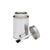 4 oz Steel Flat-Top Cans (Metal Delta Brush Cap) - 1906T07