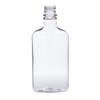 375 ml Clear PET Plastic Flasks (Cap Not Included) - 3619B13-B