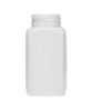 4.2 oz Natural HDPE Plastic Oblong Wide Mouth Bottles (Cap Not Included) - 37004-B