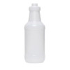 32 oz Natural HDPE Plastic Spray Bottles (Cap Not Included) - 3210B13-B