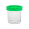 Thermo Scientific Samco Clicktainer 90 ml PP Plastic Leakproof Specimen Vial - 3122B01GRN