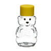 1.59 oz Clear PET Mini Honey Bear Bottle (Screw Top Cap) - 33502