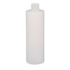 16 oz Natural HDPE Plastic Cylinder Bottles - 3560B21NAT