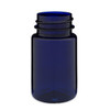 2 oz Blue PET Plastic Wide Mouth Packer Bottles (Cap Not Included) - 3369B01-BBLU