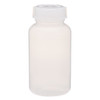 Kautex 17 oz Natural LDPE Plastic Wide Mouth Leakproof Bottles - 3611B11