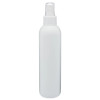 8 oz White HDPE Plastic Bullet Bottle (White Fine Mist Sprayer) - WP8AW