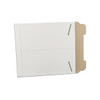 17in x 21in Stayflats White Rigid Paperboard Mailer - 4640K63