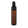 4 dram (14.8 ml) Amber Glass Vials (Controlled Dropper Cap) - A12DBLK