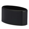 Black PP Plastic Flat Top Cap for Deodorant Sticks - 1124C01BLK