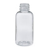 2 oz Clear PET Plastic Boston Round Bottles (Cap Not Included) - 3371B03-BCLR