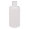 4 oz Natural HDPE Plastic Boston Round Bottles (Cap Not Included) - 3501B56-B