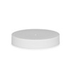 63-400 White PP Smooth Caps - 3303C17WHT