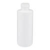 2 oz White HDPE Plastic Cylinder Bottles (Cap Not Included) - 3560B03-BWHT