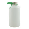 34 oz Natural HDPE Plastic Assembled Gulsby Sampling Bottles - 4300B02