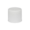 15-415 White PP Plastic Screw Top Cap (Foam Liner) - 336277