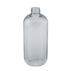12 oz Clear PET Plastic Boston Round Bottles (Cap Not Included) - 3371B09-BCLR