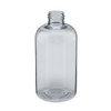 8 oz Clear PET Plastic Squat Boston Round Bottles (Cap Not Included) - 3371B27-BCLR