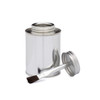 8 oz Steel Flat-Top Cans (Metal Delta Brush Cap) - 1906T09