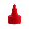 28-410 Red LDPE Twist Top Cap with Foil Liner - 345064