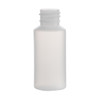 1 oz Natural HDPE Plastic Cylinder Bottles (Cap Not Included) - 341711