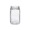8 oz Clear Glass Round Jars (Cap Not Included) - 6240B11-B
