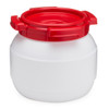 CurTec 1 gal White HDPE Plastic UN Rated Keg - 3323B01
