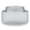 8 oz Clear PET Plastic Oval Designer Jars (Cap Not Included) - 9121B05-BCLR