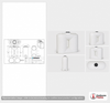 500 Gallon Doorway Water Tank - White (31" x 70")