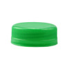 38 mm Green HDPE Tamper-Evident Cap - 3801C01GRN