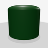 1000 Gallon Plastic Vertical Water Storage Tank in Green