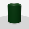 3000 Gallon Plastic Vertical Water Storage Tank in Green